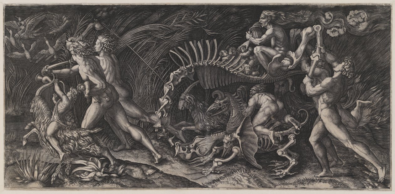 Ådslet ("Lo Stregozzo") de Agostino Veneziano