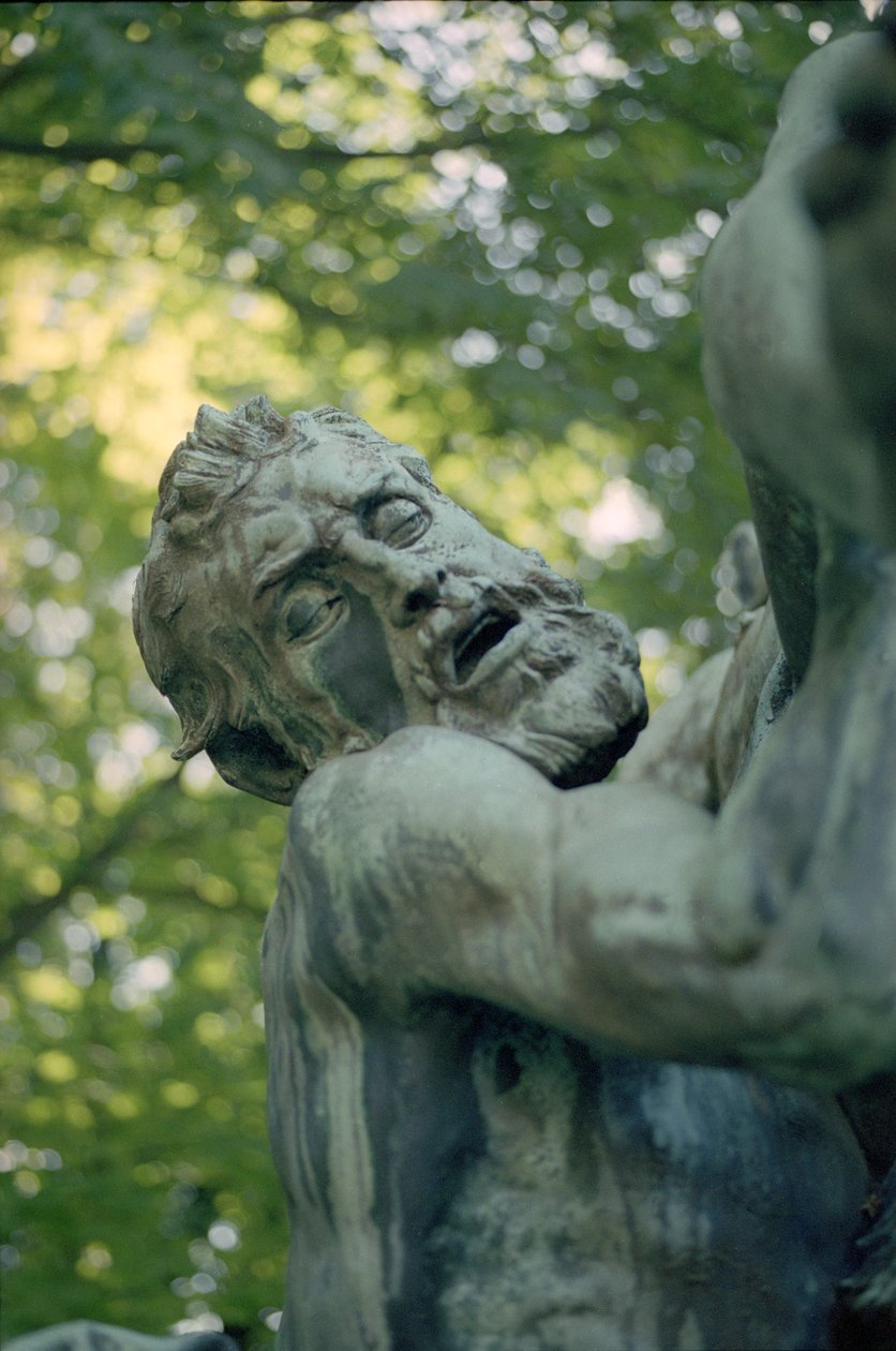 O triunfo de Sileno, detalhe (bronze) (veja também 252668 e 252669) de Aime Jules Dalou