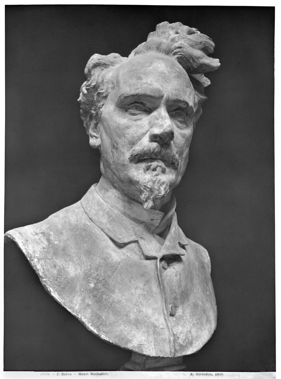 Busto de Henri Rochefort (1830-1913) (gesso) de Aime Jules Dalou
