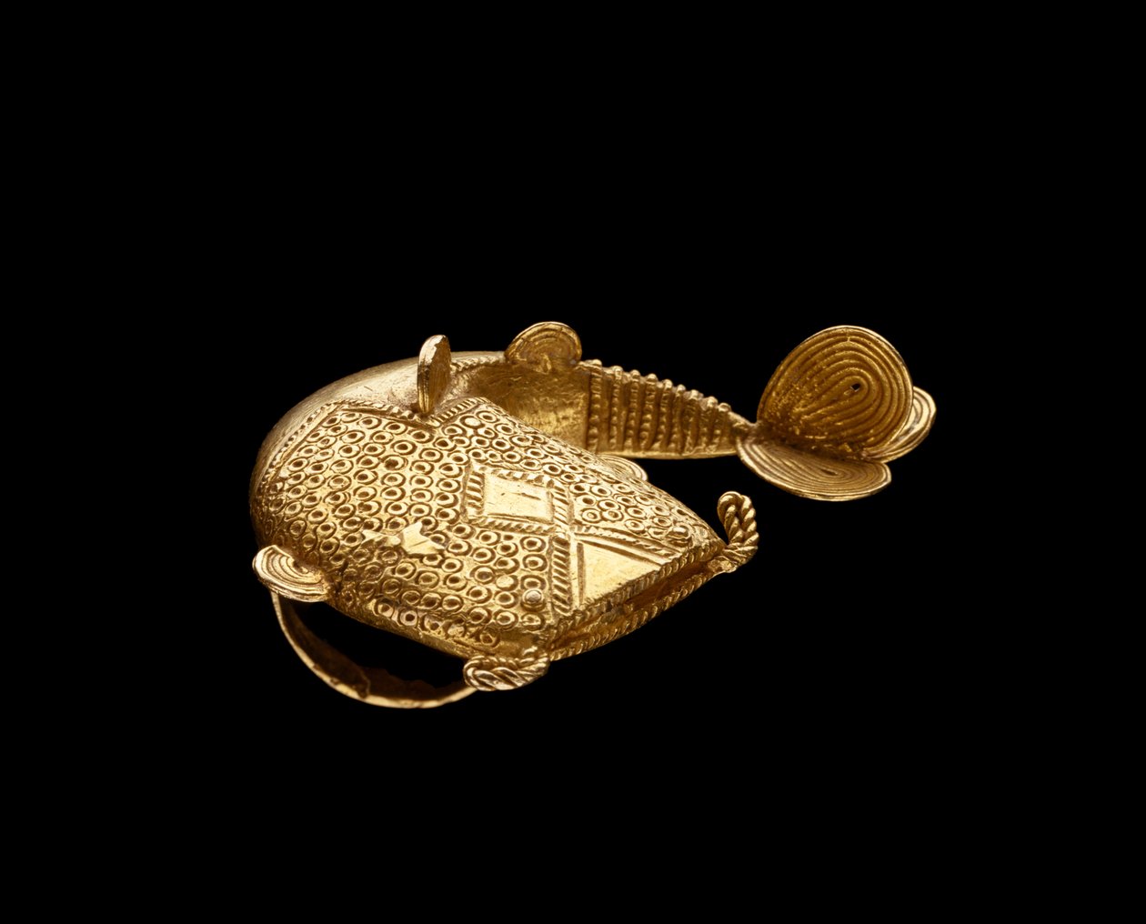 Anel, Gana, c.1900 (ouro) de Akan School