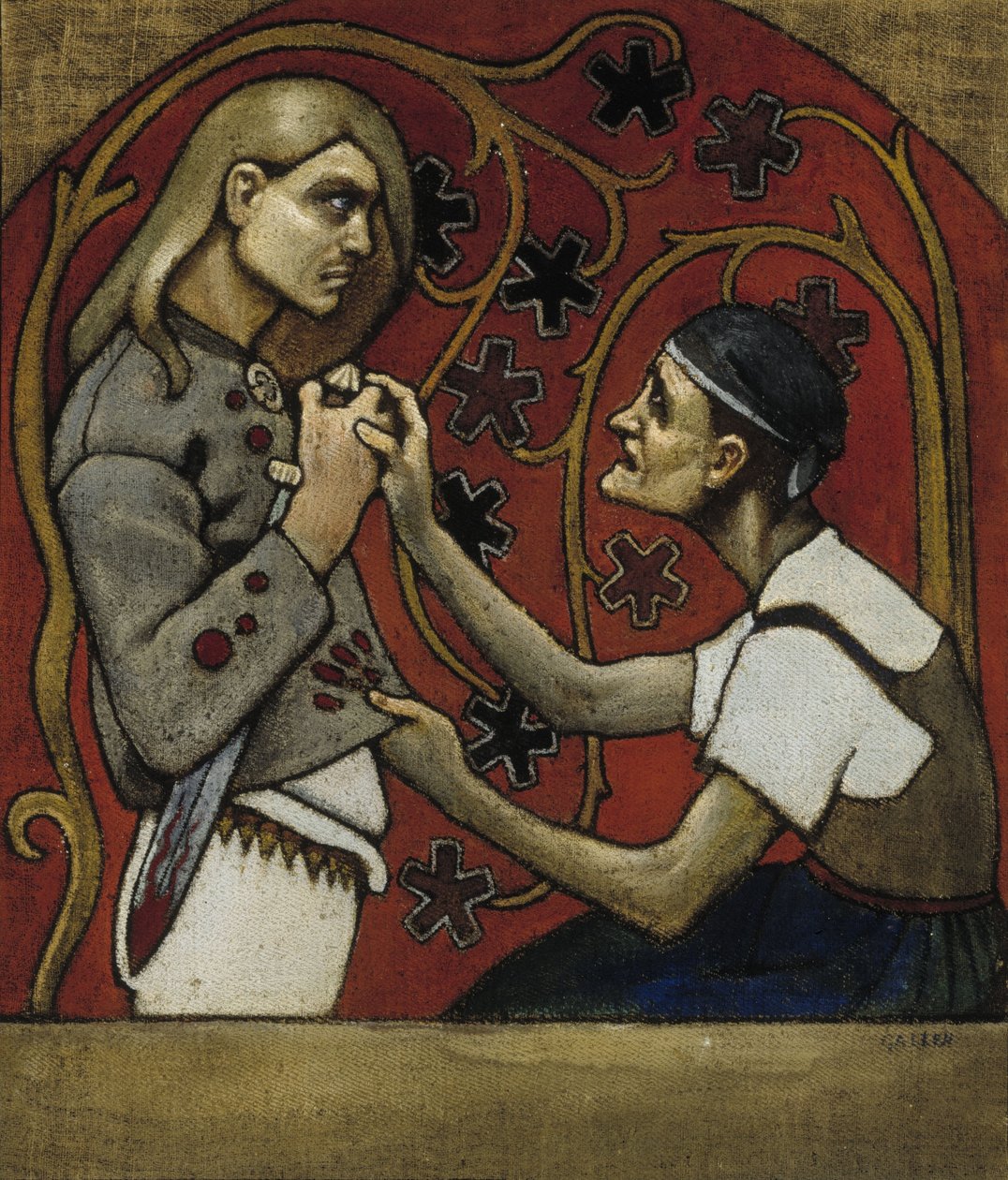 O Fratricida de Akseli Gallen Kallela