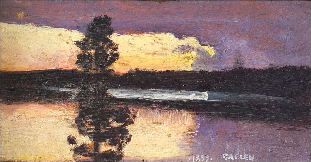 Sunsetn de Akseli Gallen-Kallela