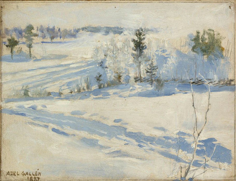 TalvimaisemanEnglish: Winter LandscapenSwishish: A paisagem do inverno de Akseli Gallen Kallela