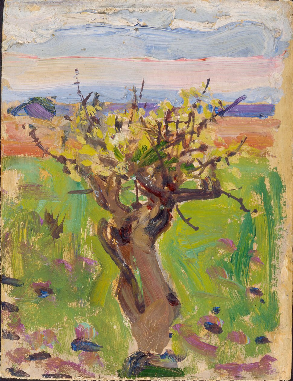Árvore anã no deserto de Akseli Gallen-Kallela