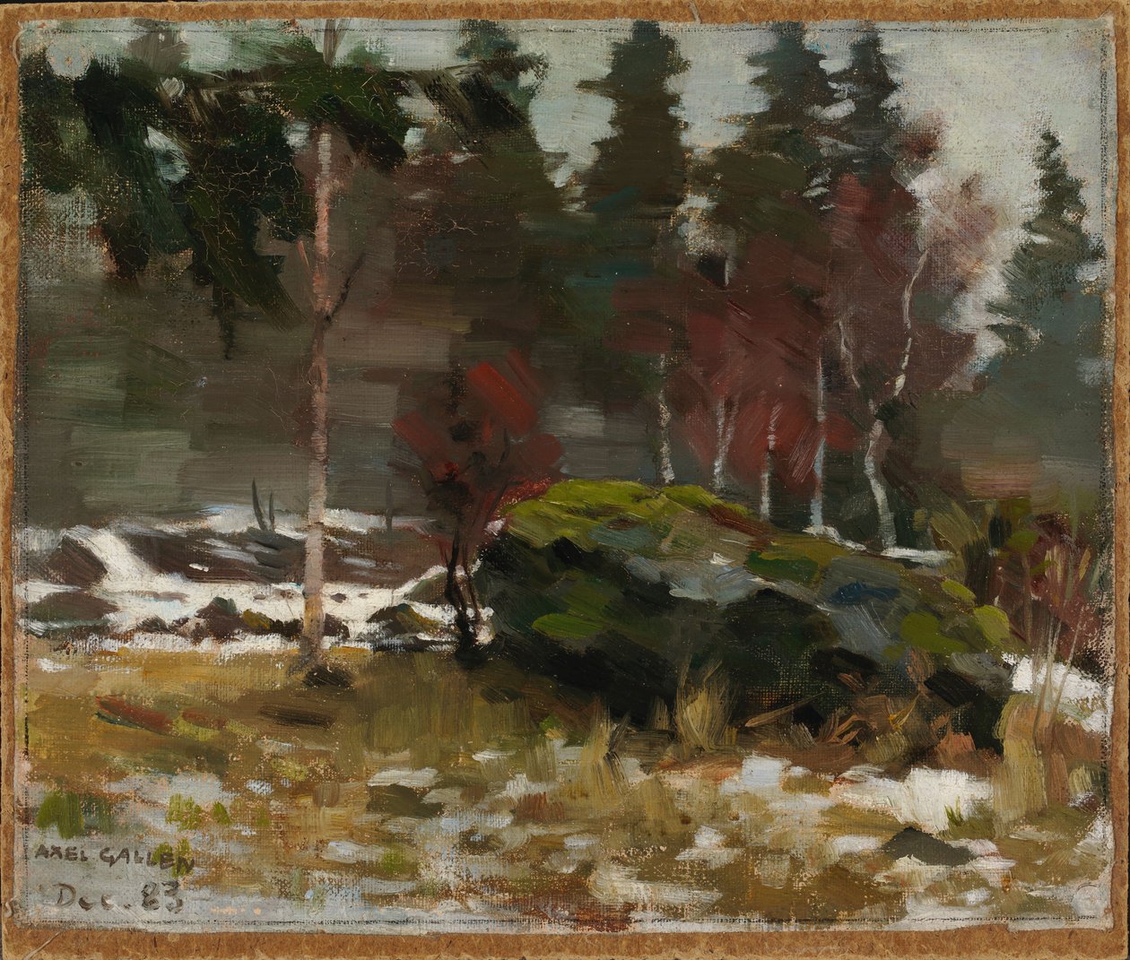 Início da primavera de Akseli Gallen-Kallela