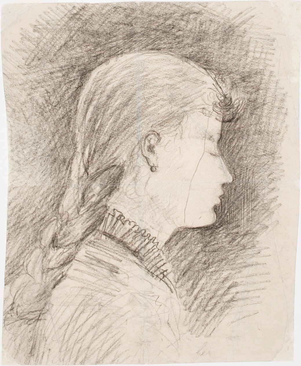 Cabeça de uma rapariga (Gerda Ringbom, mais tarde Bergroth) de Akseli Gallen-Kallela