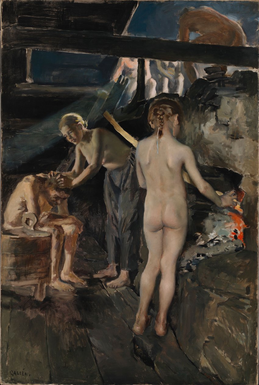 Na sauna de Akseli Gallen-Kallela
