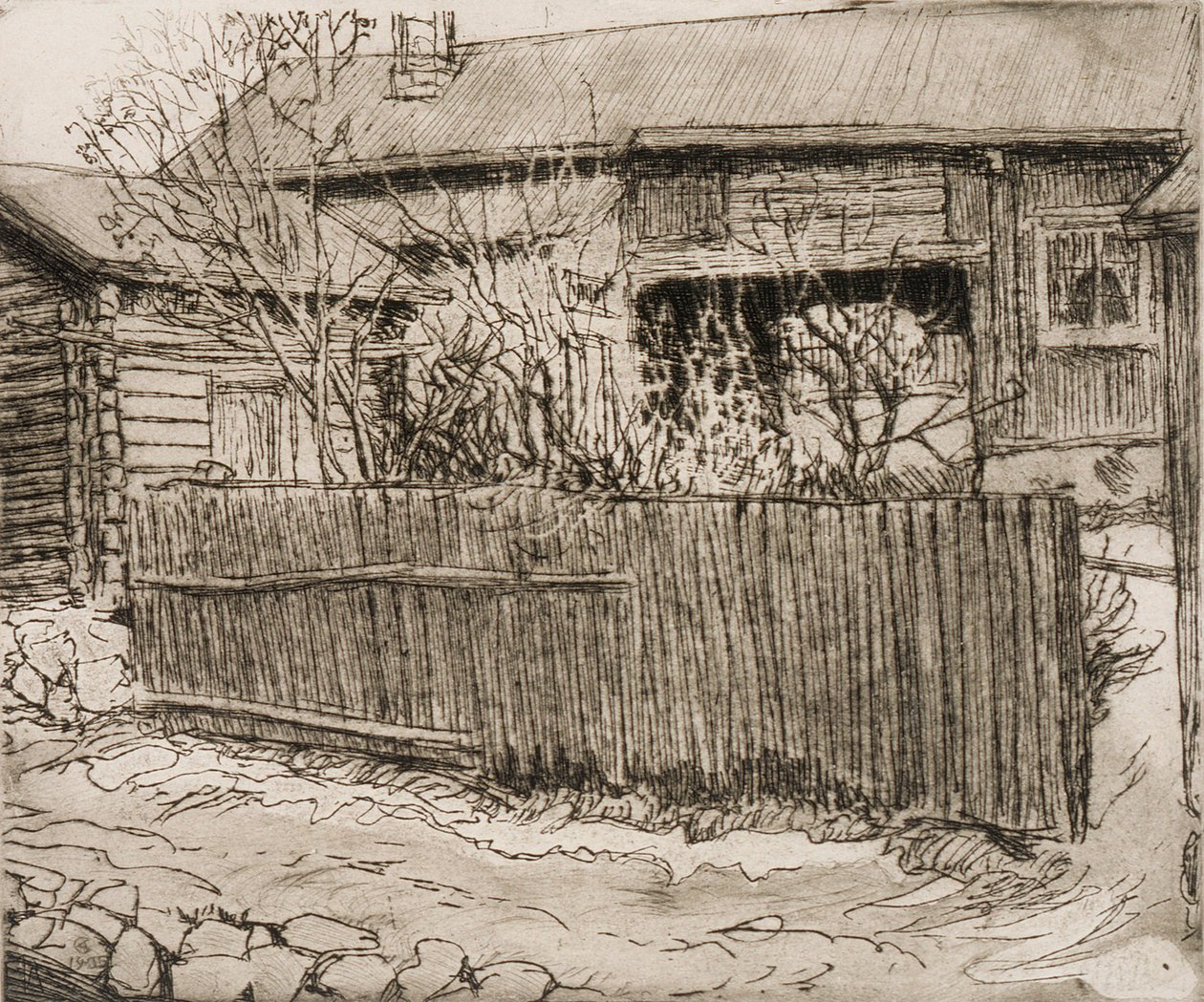 A Casa da Kirsti em Rauma de Akseli Gallen-Kallela