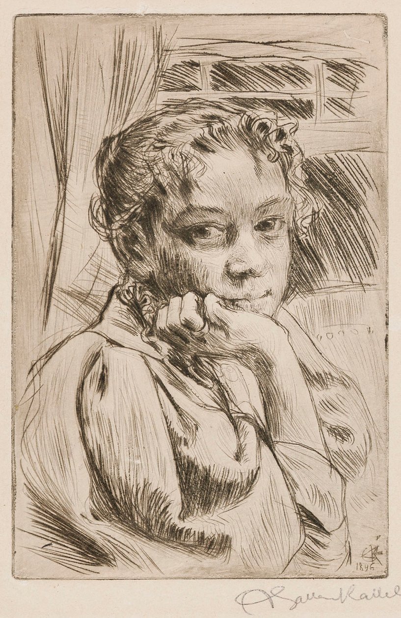 Mary Gallén, a mulher do artista de Akseli Gallen-Kallela