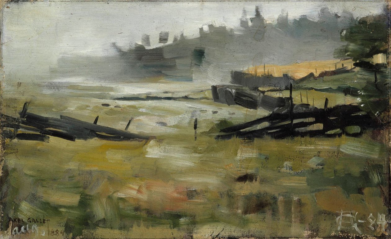 Paisagem enevoada de Akseli Gallen-Kallela