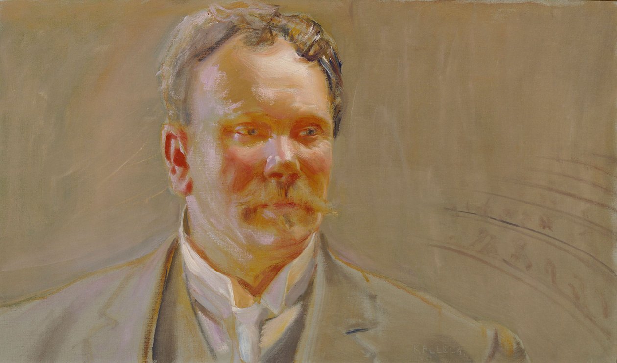 Retrato do professor E. N. Setälä de Akseli Gallen-Kallela