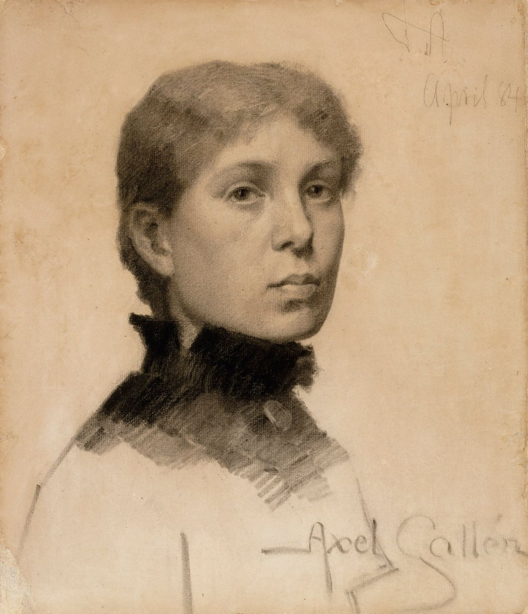 Retrato de uma mulher de Akseli Gallen-Kallela