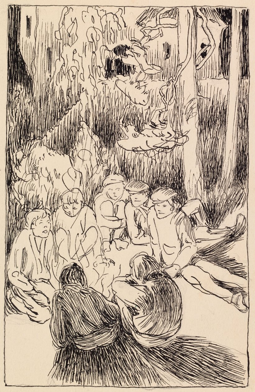 Os Irmãos na Charneca de Sonninmäki de Akseli Gallen-Kallela