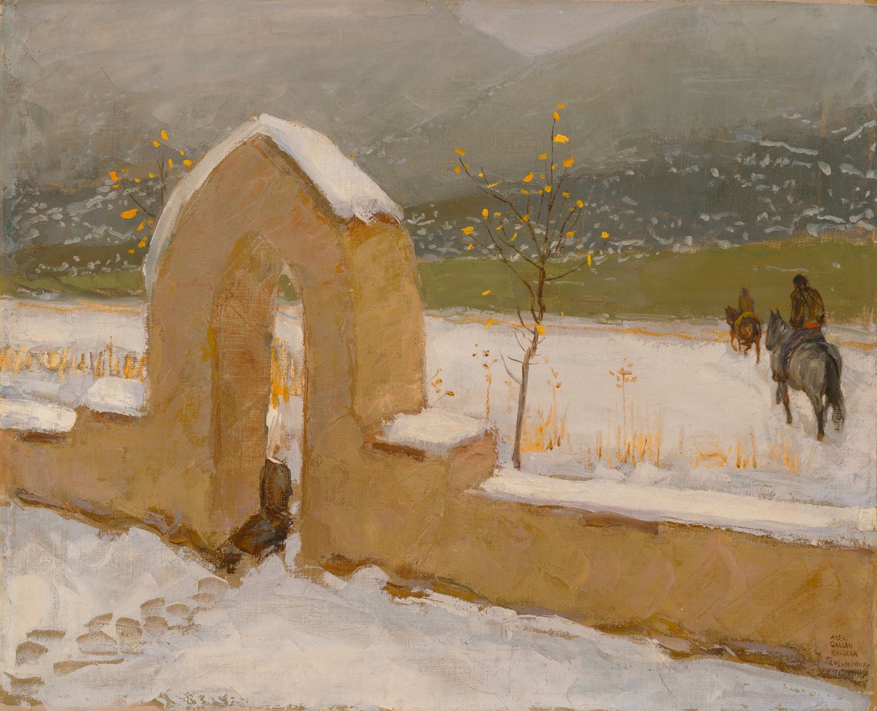 O portão em Taos de Akseli Gallen-Kallela