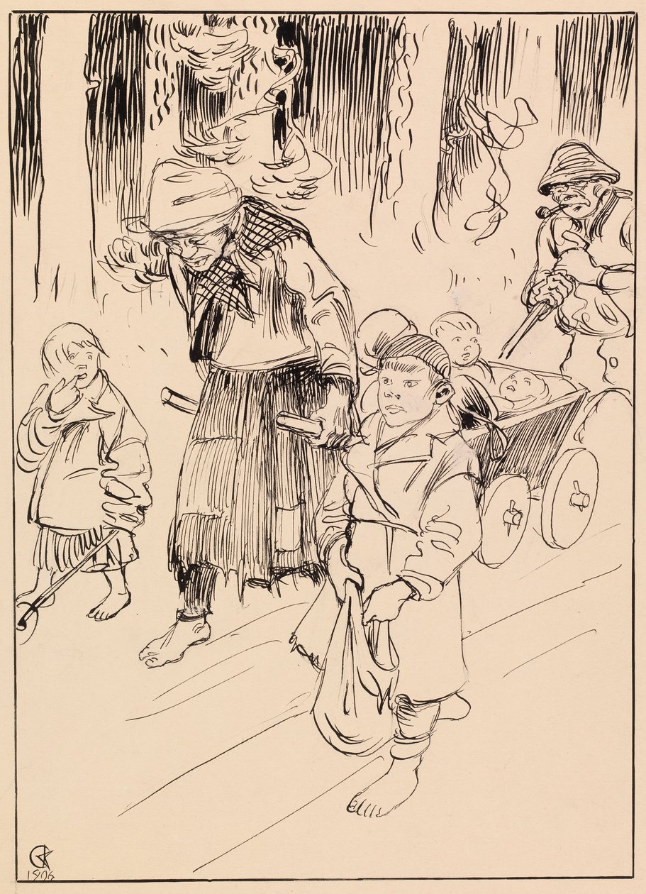 O Regimento Rajamäki de Akseli Gallen-Kallela