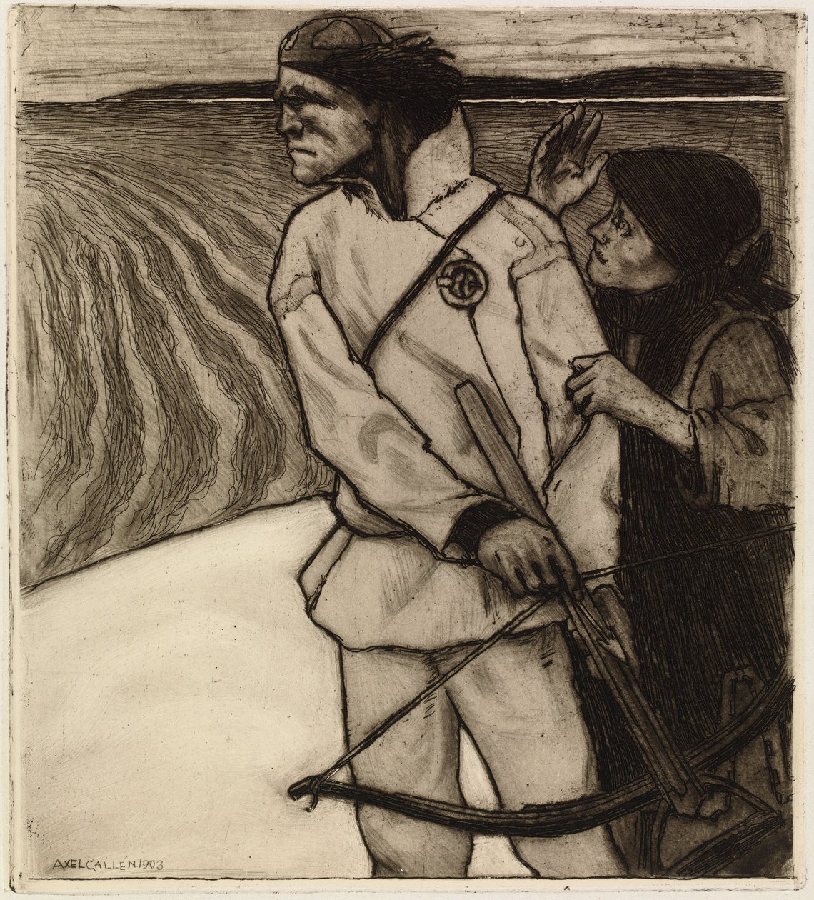 A Vingança de Joukahainen de Akseli Gallen-Kallela