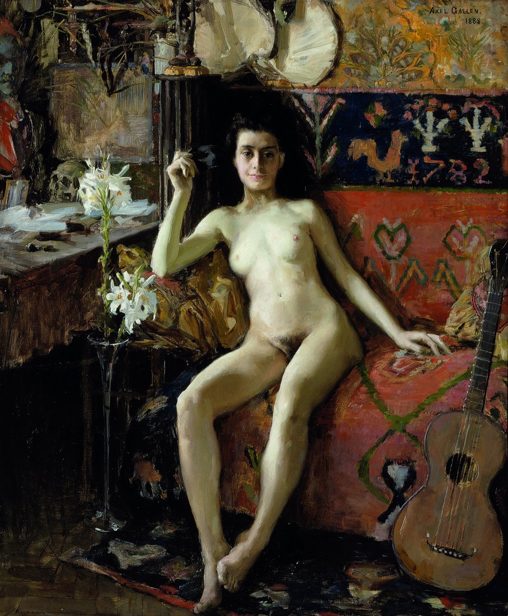 Desmascarado, 1888 de Akseli Gallen Kallela