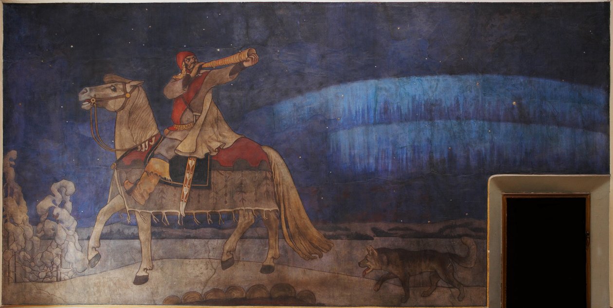 Passeios de Kullervo à guerra, 1901 de Akseli Gallen Kallela