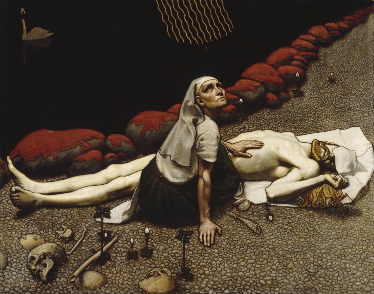 Mãe de Lemminkäinen de Akseli Gallen Kallela