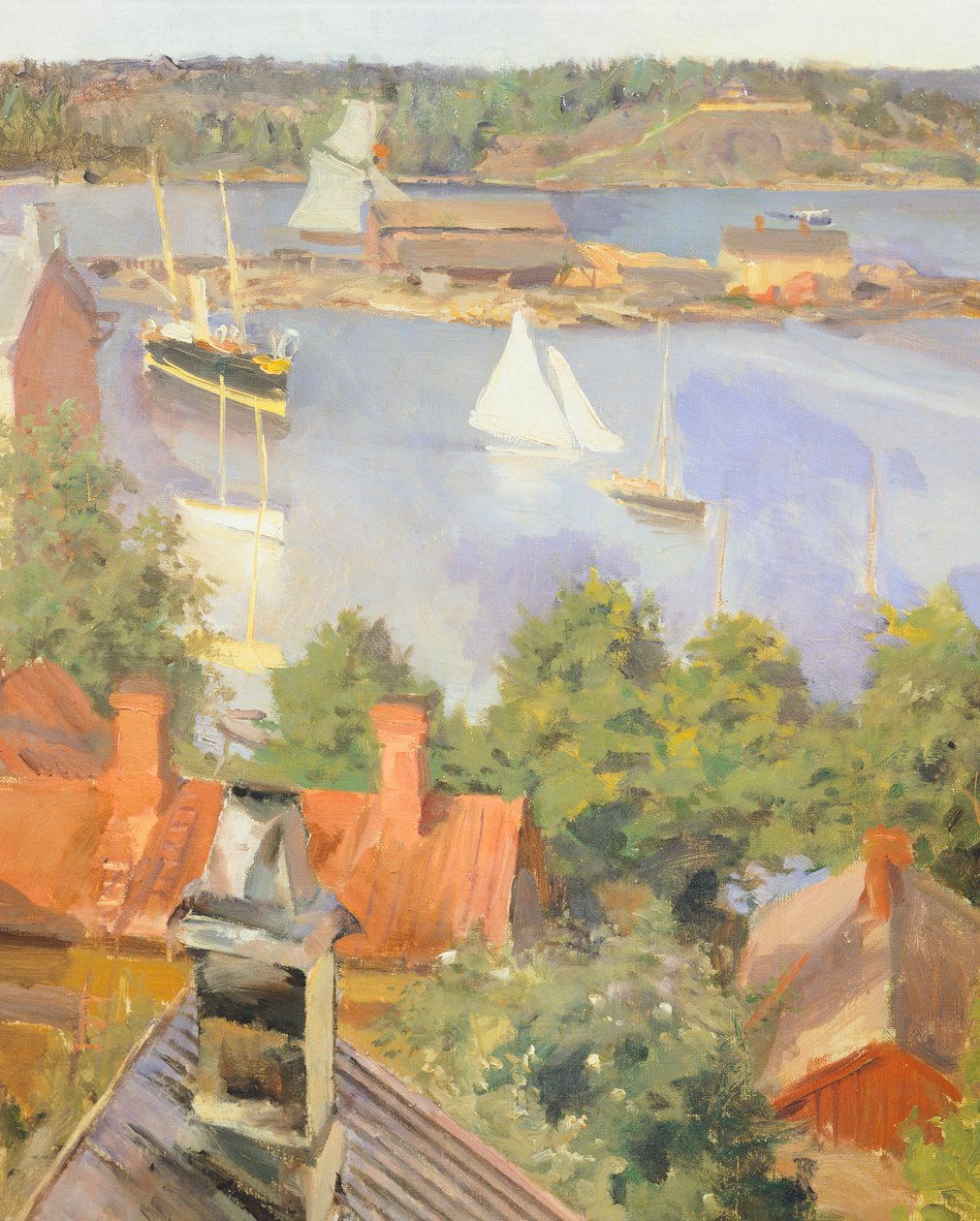 Porto Norte, Helsínquia por Akseli Gallen-Kallela, Finlândia Século XIX Pormenor de Akseli Valdemar Gallen-Kallela