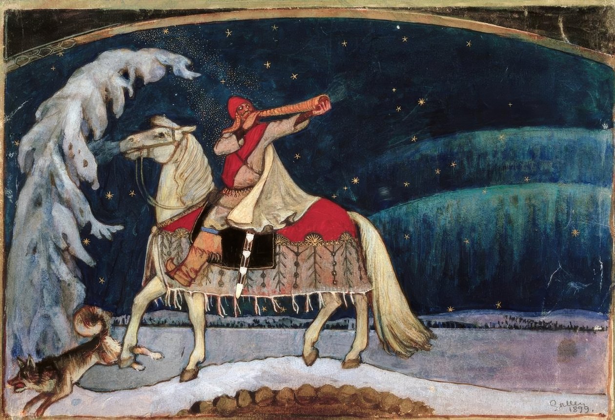 A.Gallen-Kallela, Kullervo se muda para a guerra de Akseli Valdemar Gallen Kallela