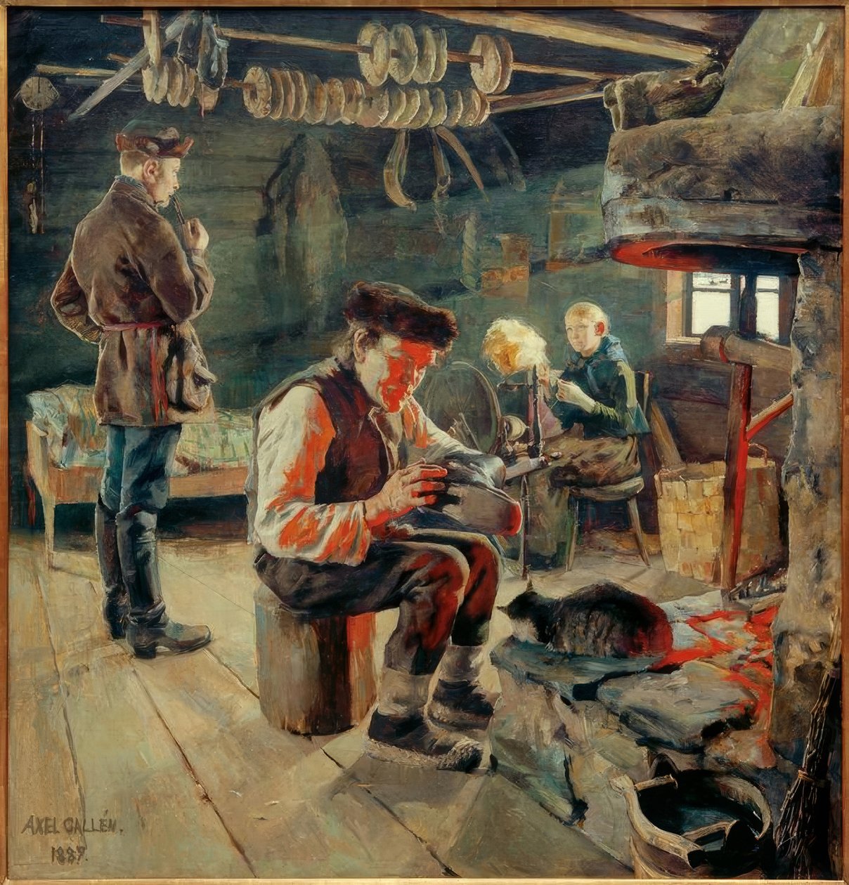 Bauernstube de Akseli Valdemar Gallen Kallela