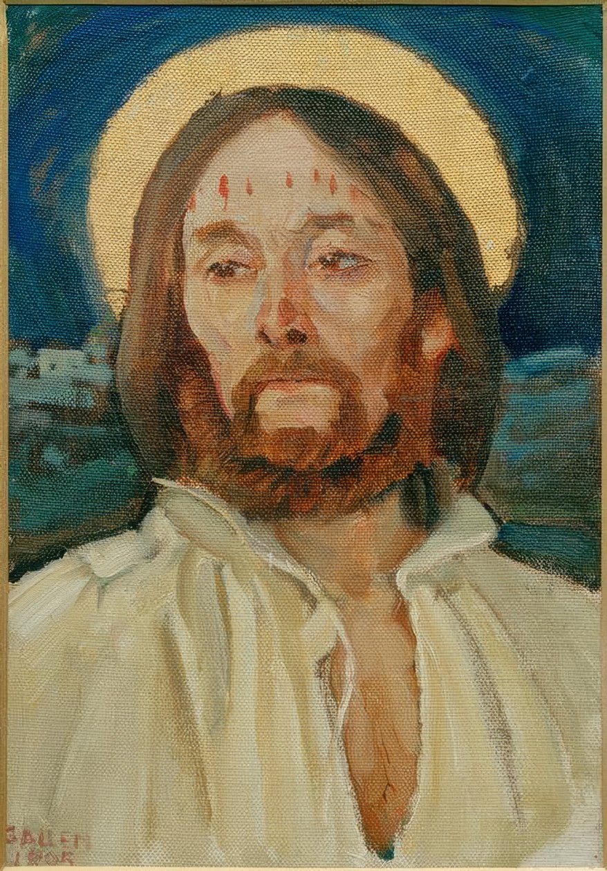 cabeça de Cristo de Akseli Valdemar Gallen Kallela