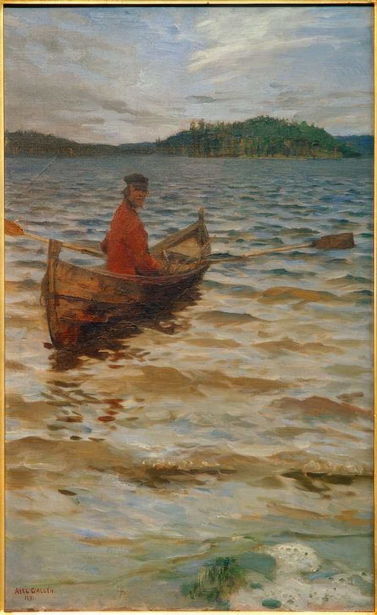 O remador de Akseli Valdemar Gallen Kallela