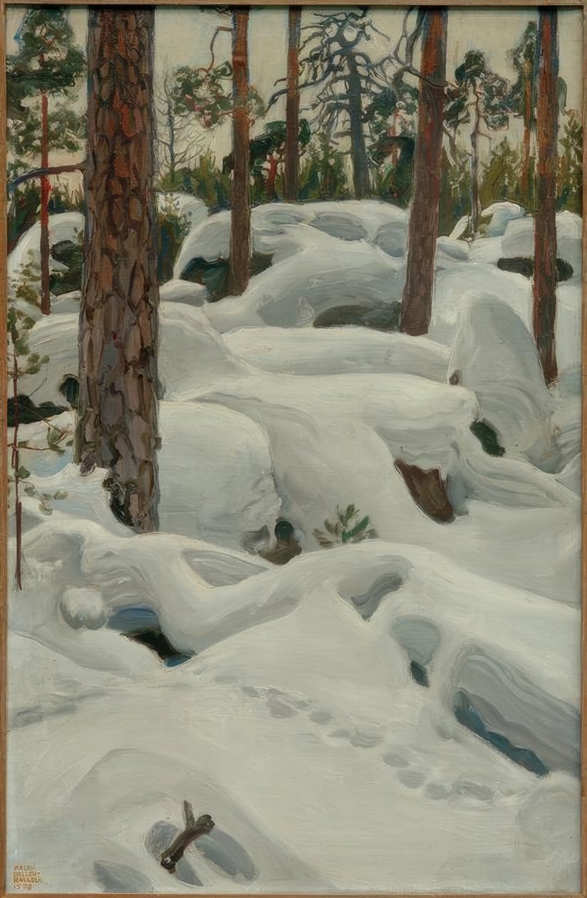 A caverna do lince de Akseli Valdemar Gallen Kallela