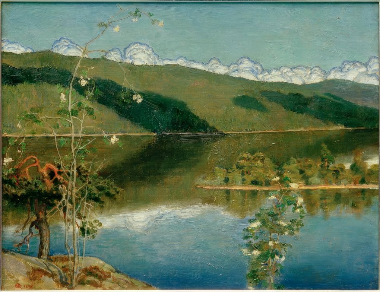 Nuvens de tempestade no horizonte de Akseli Valdemar Gallen Kallela