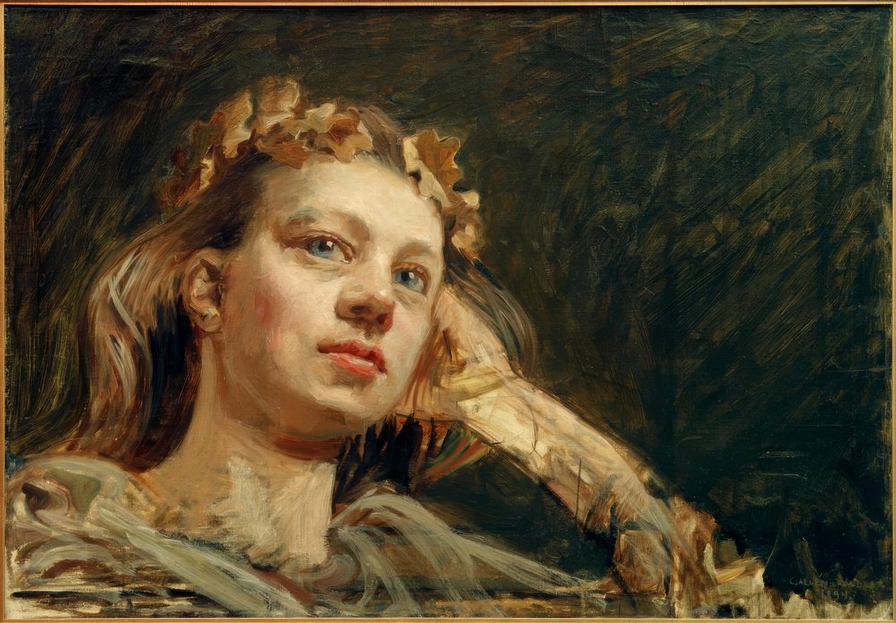 Heroico retrato de Maria de Akseli Valdemar Gallen Kallela