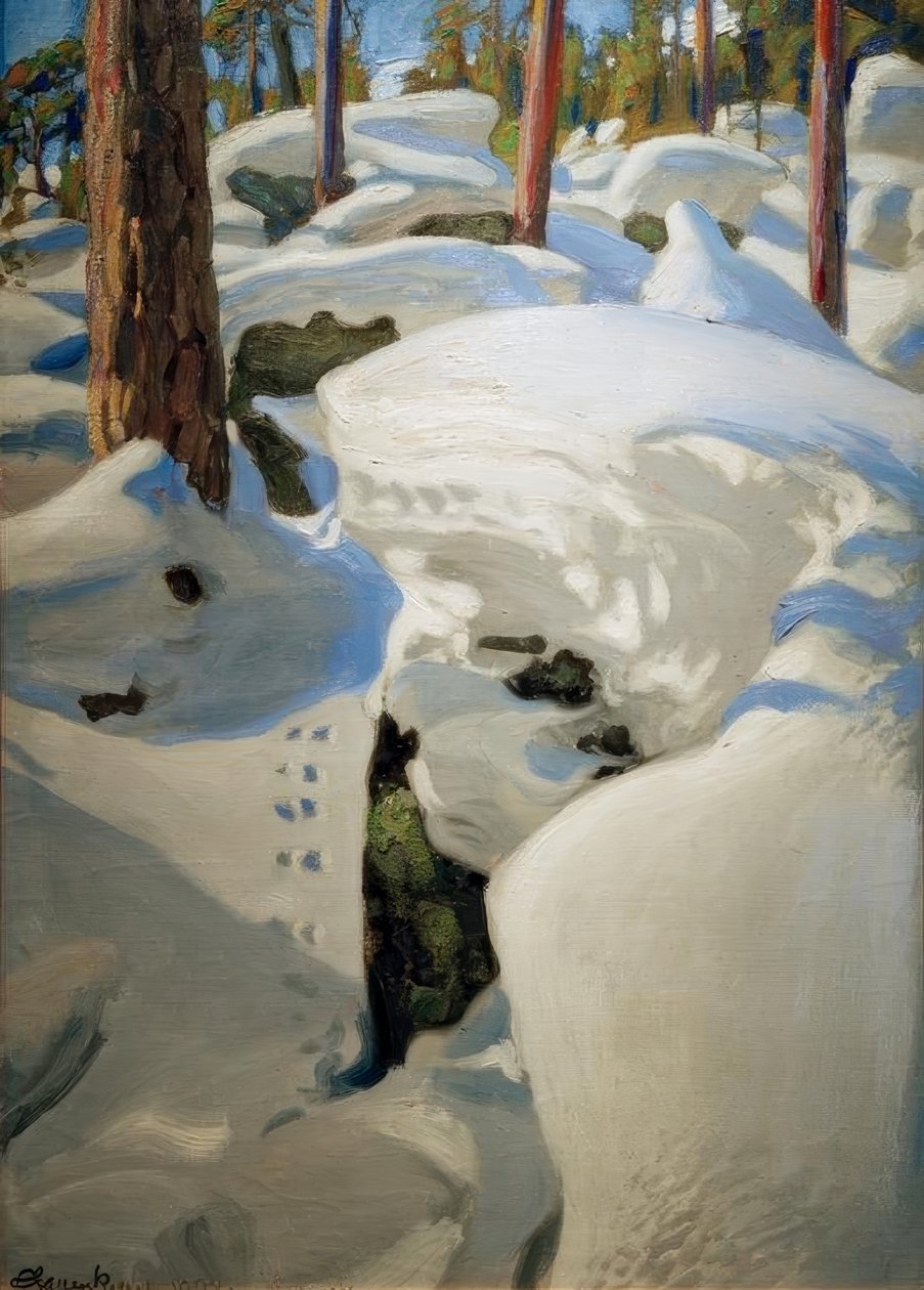 Lynx caverna de Akseli Valdemar Gallen Kallela