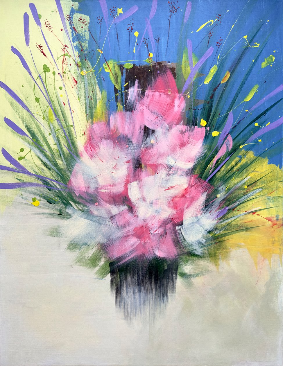primavera, 2024 (acrílico sobre tela) de Akturk Yasemin