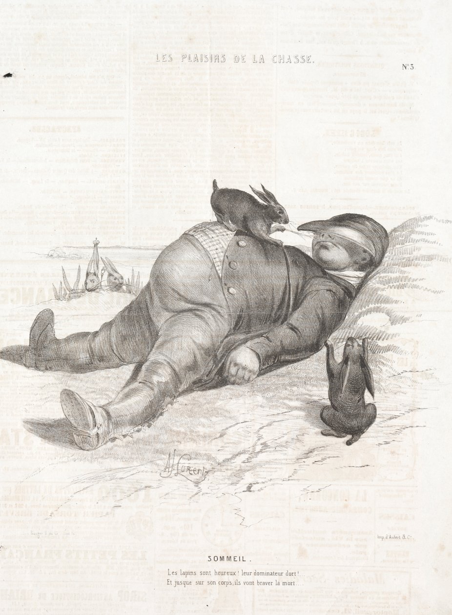 Os prazeres da caça: dormir de Alade Joseph Lorentz