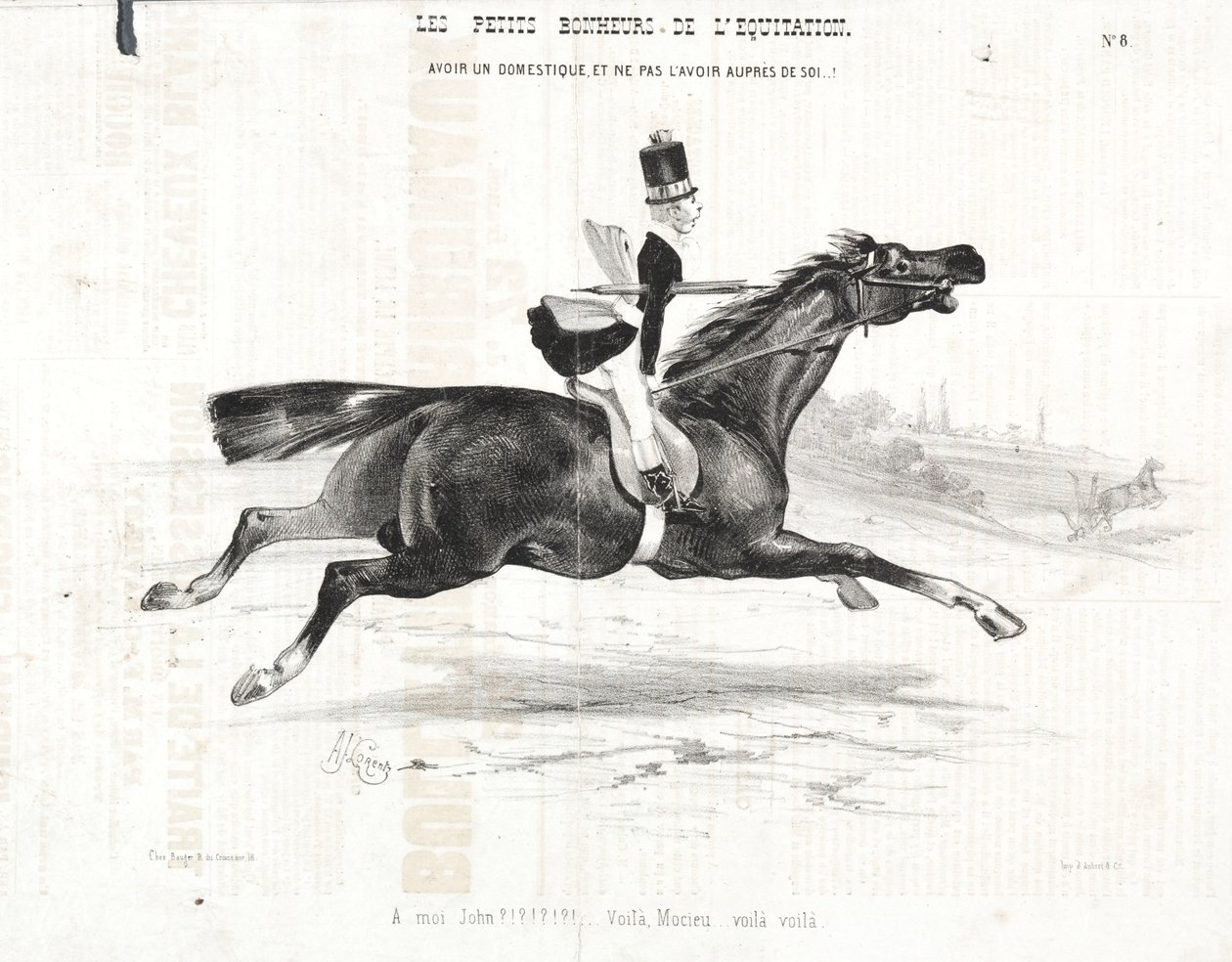 As pequenas alegrias de cavalgar: ter um servo e não tê-lo com você... de Alade Joseph Lorentz