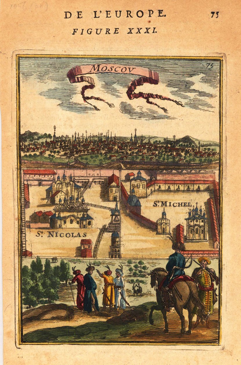 Moscou, 1683 de Alain Manesson Mallet