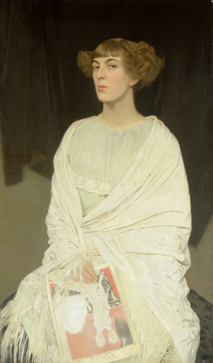 Isabella Holding Vogue, 1928 de Alan Beeton