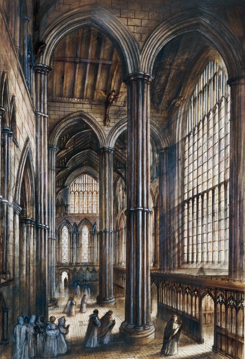 Abadia das Fontes, século XII, década de 1960 de Alan Ernest Sorrell