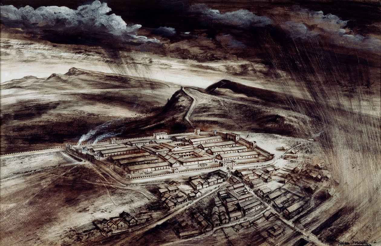 Forte Romano das Casas, século II, 1990-2010 de Alan Ernest Sorrell
