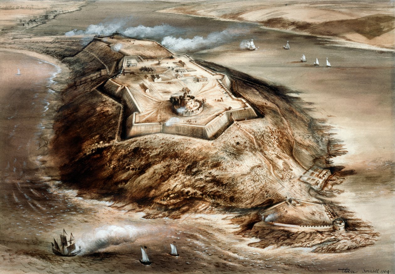 Castelo de Pendennis, século XVI, década de 1960 de Alan Ernest Sorrell