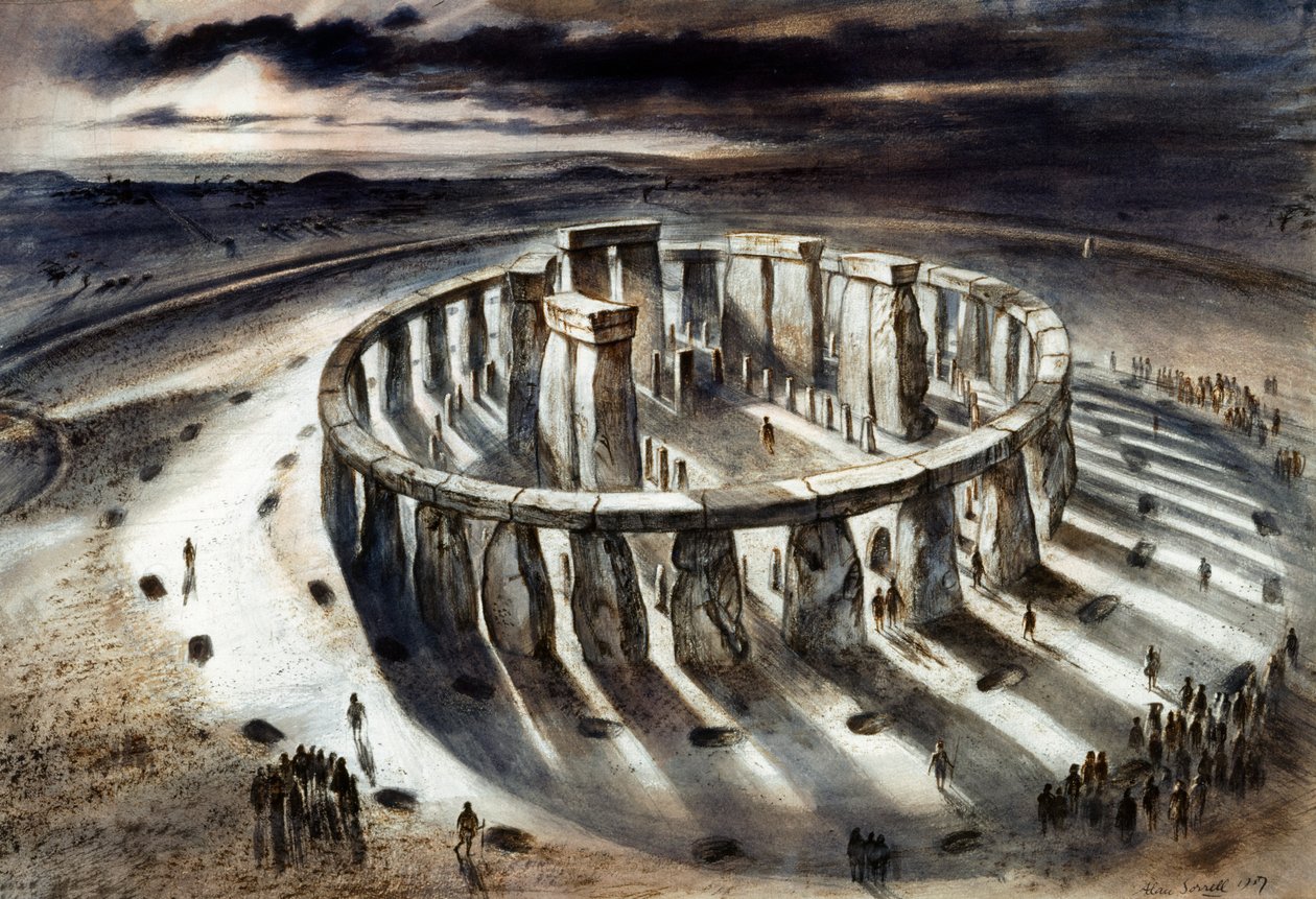 Stonehenge 1000 aC, década de 1960 | Alan Ernest Sorrell