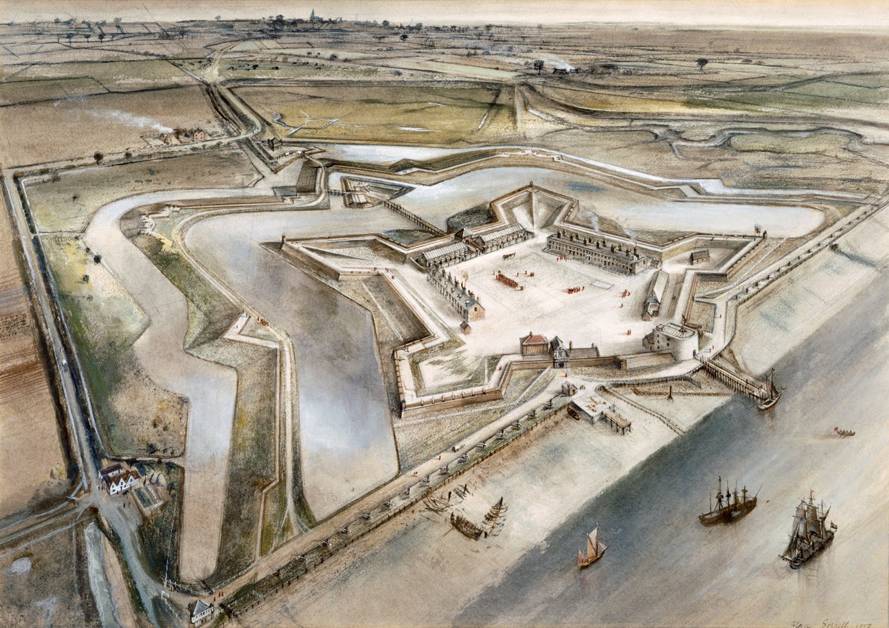 Forte de Tilbury, século XVII, década de 1960 de Alan Ernest Sorrell