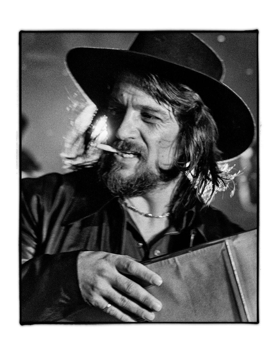 Waylon Jennings - Nashville Palace, Nashville, Tennessee - outubro de 1977 (foto) de Alan Messer