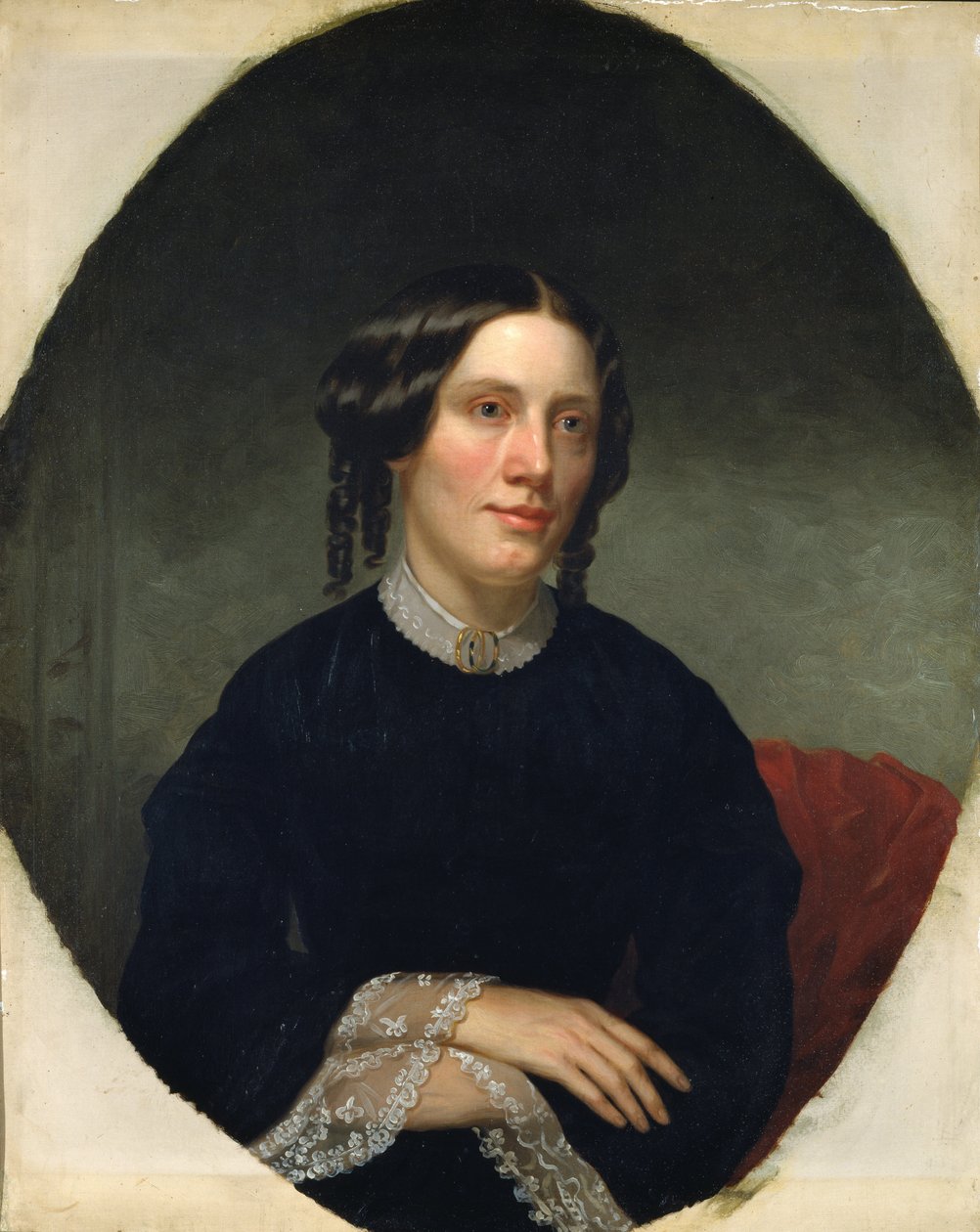 Retrato de Harriet Beecher Stowe 1811-1896, 1853 de Alanson Fisher