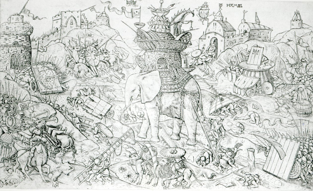 Elefantes em guerra de Alart du Hameel
