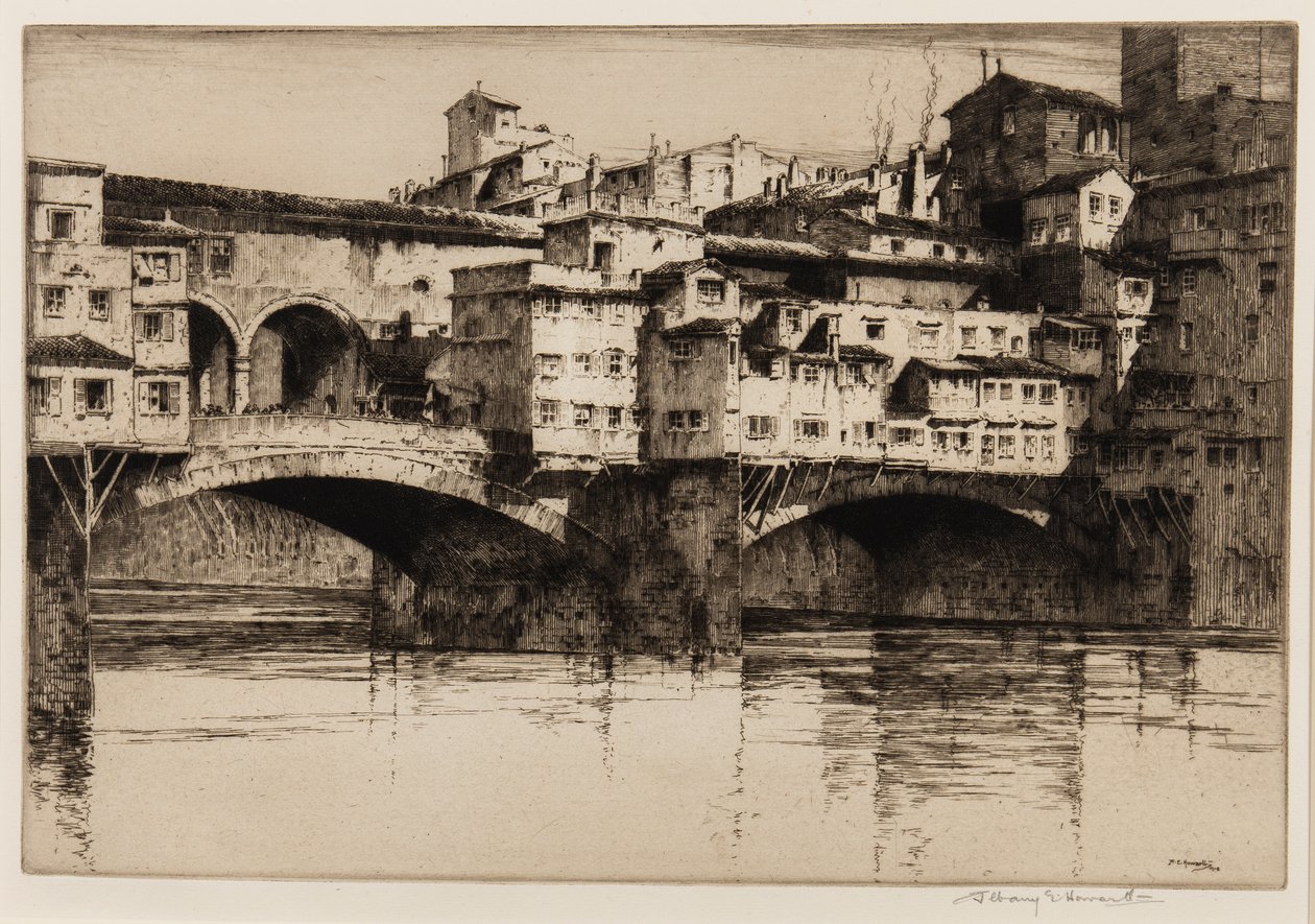Ponte Vecchio, Florença de Albany E. Howarth