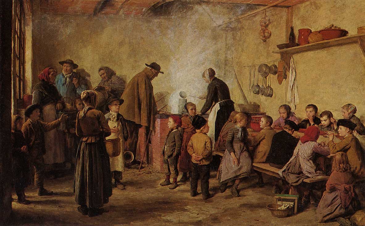 A pobre sopa de Albert Anker