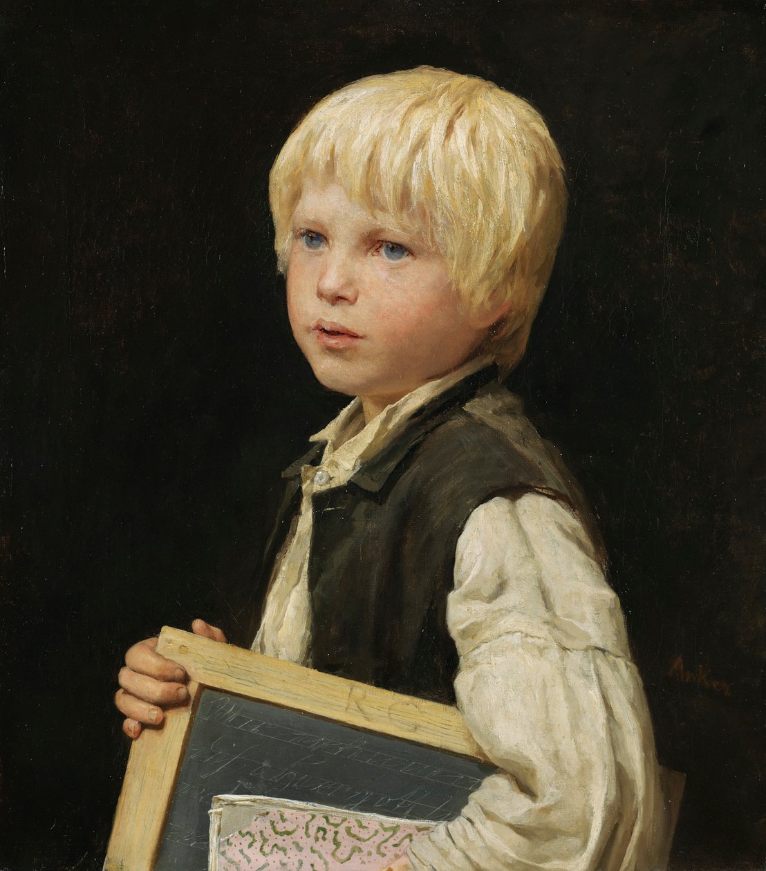 estudante de Albert Anker