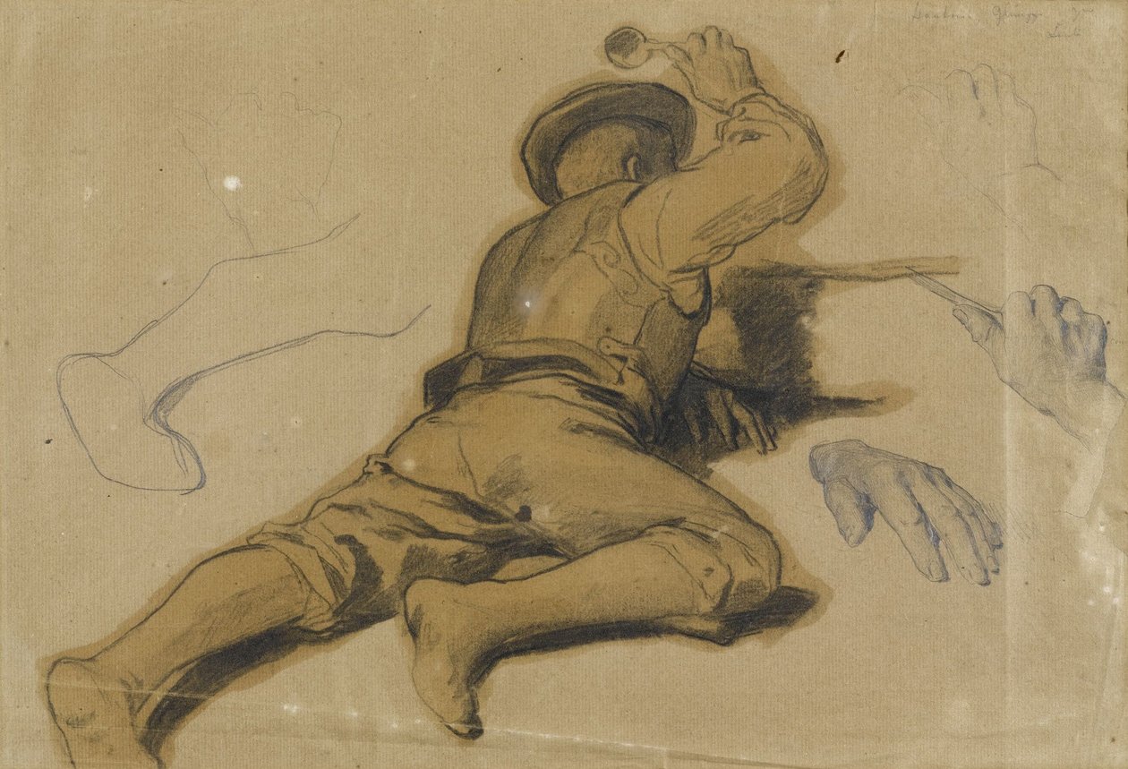 Estudo sobre a sopa de leite Kappeler de Albert Anker