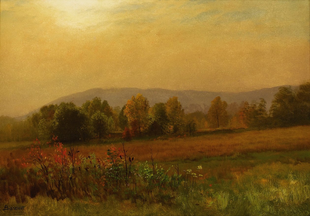 Paisagem de outono de Albert Bierstadt